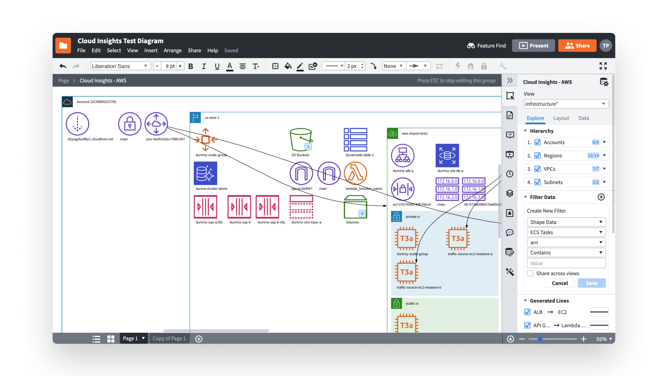 Navigating large relational datasets